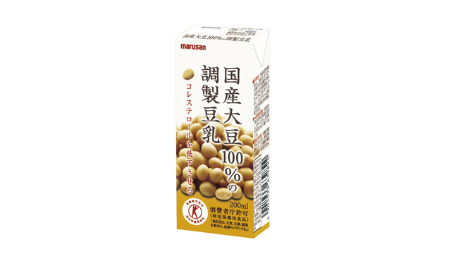 国産大豆100%の調整豆乳